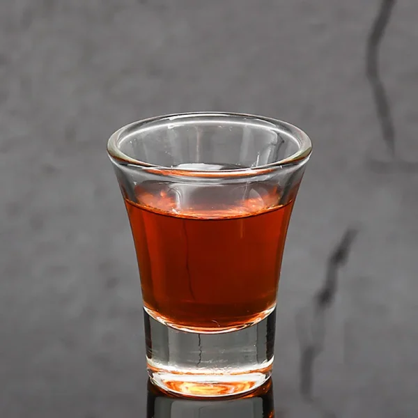 6pcs Set 15ml Spirits Cup Shot Glass Vintage Mini Wine Glass Vodka Brandy Cocktail Drinking Glasses Drinkware Household Gifts 2