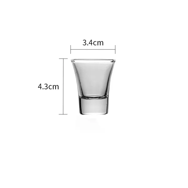6pcs Set 15ml Spirits Cup Shot Glass Vintage Mini Wine Glass Vodka Brandy Cocktail Drinking Glasses Drinkware Household Gifts 5