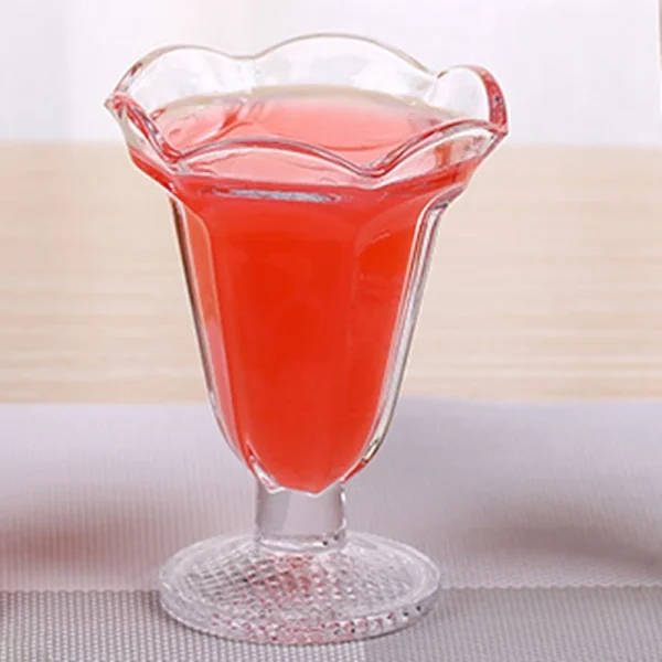 7oz 205ml Versatile Dessert Cup Household Drinkware Creative Cocktail Glass Transparent Sundae Ice Cream Cups Drinks for Party 5