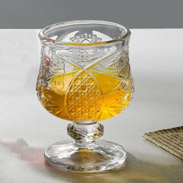 6pcs Set Shot Glass Small Liquor Goblet Red Wine Glasses Exquisite Mini Spirits Cup Transparent Drinkware Wedding Party Glass 3