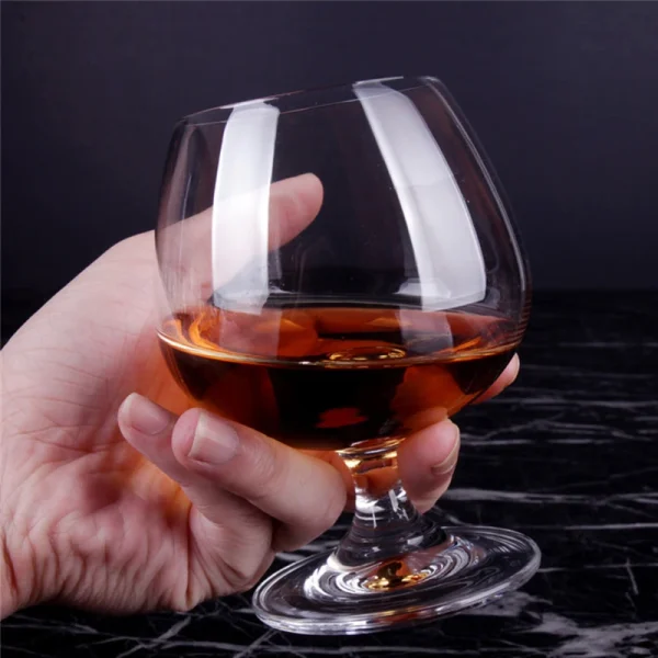 2pcs Set Red Wine Glass Transparent Grape Cup Champagne Vodka Cups Cognac Mug Drinkware Brandy Goblet Transparent Drinkware Gift 1