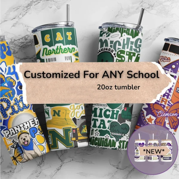 Personalized College Graduation Gifts Tumbler with Straw Custom Text Pattern Thermo Bottle Drinkware Enrollment Keepsake Termos 2