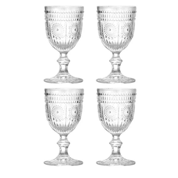 4pcs Set Champagne Cup Red Wine Glasses Luxury Sets Crystal Diamond Painting Brandy Goblet Vodka Mug Transparent Party Drinkware 1