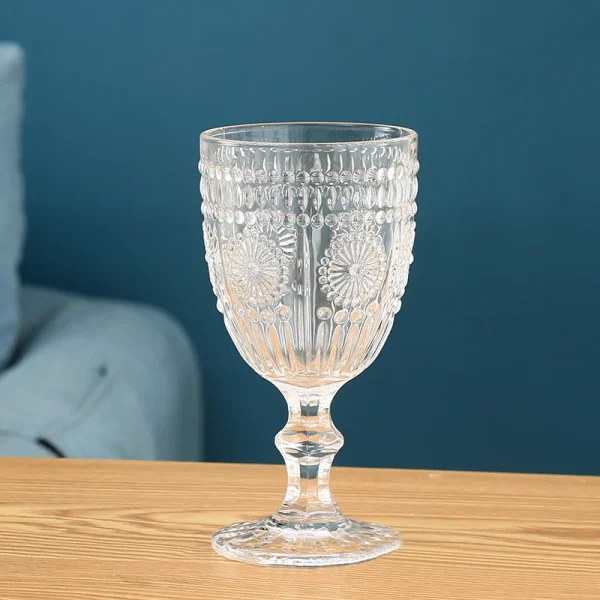 4pcs Set Champagne Cup Red Wine Glasses Luxury Sets Crystal Diamond Painting Brandy Goblet Vodka Mug Transparent Party Drinkware 2