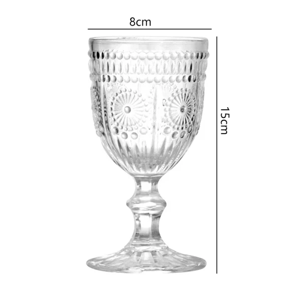 4pcs Set Champagne Cup Red Wine Glasses Luxury Sets Crystal Diamond Painting Brandy Goblet Vodka Mug Transparent Party Drinkware 6