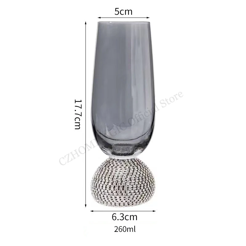1Pcs Gray Champagne