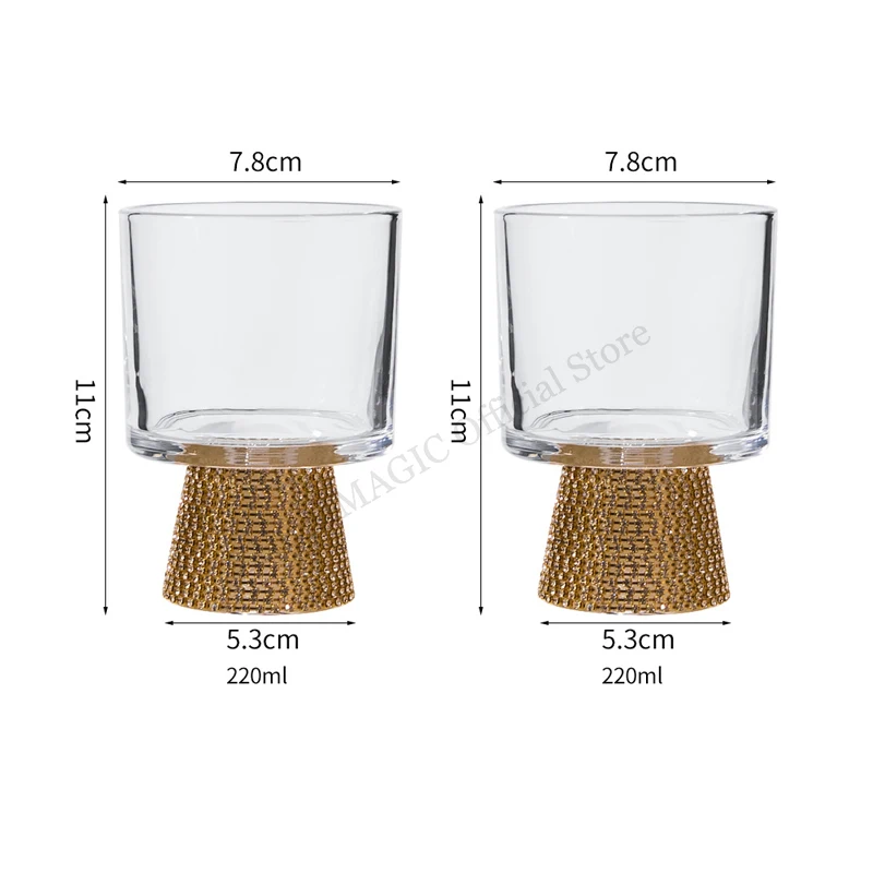 2Pcs ClearWaterGlass