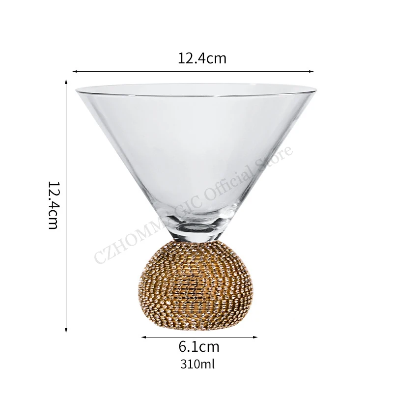 1Pcs Clear Cocktail