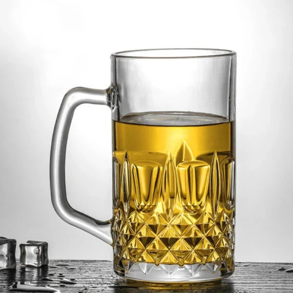 1000ml Large Capacity Drinking Utensils Classic Drinkware Craft Beer Glass Suitable for Bar Heat Resistant Tea Mug with Handle 5
