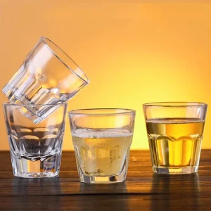 6pcs Set Beer Glasses Drinks Whiskey Wine Glass Cup Sets Creative Drinkware Gifts for Party Wedding Anniversary Transparent Cups 1