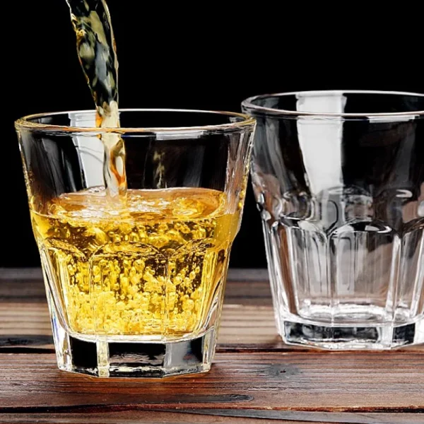 6pcs Set Beer Glasses Drinks Whiskey Wine Glass Cup Sets Creative Drinkware Gifts for Party Wedding Anniversary Transparent Cups 4