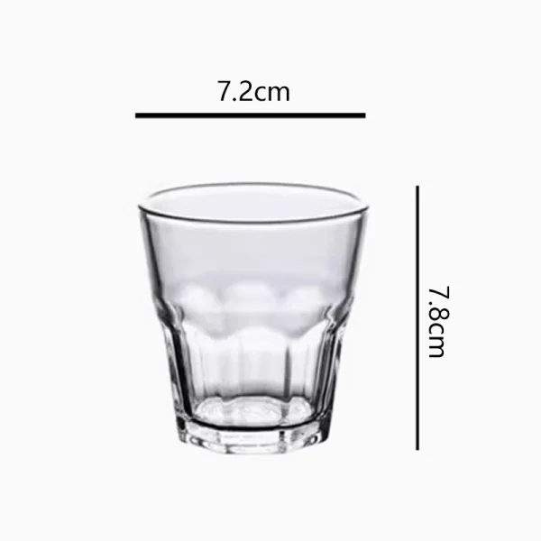 6pcs Set Beer Glasses Drinks Whiskey Wine Glass Cup Sets Creative Drinkware Gifts for Party Wedding Anniversary Transparent Cups 6