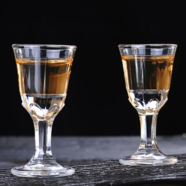 6pcs Shot Glass 10ml Small Capacity Glass Spirits Cup Goblet Spirits Cup Wine Dispenser Wholesale Transparent Cups Drinkware 4