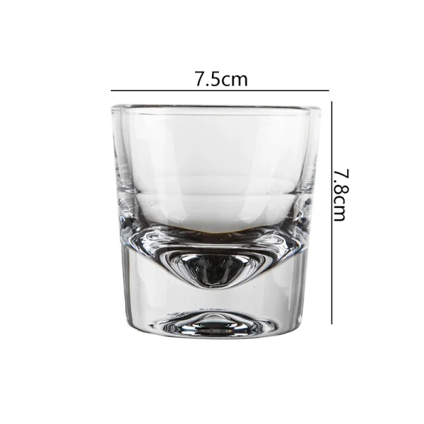 5oz Wine Glasses Luxury Modern Whiskey Cup Household Mug Beer Cocktail Drinking Glasses 145ml Drinkware Party Transparent Cups 6