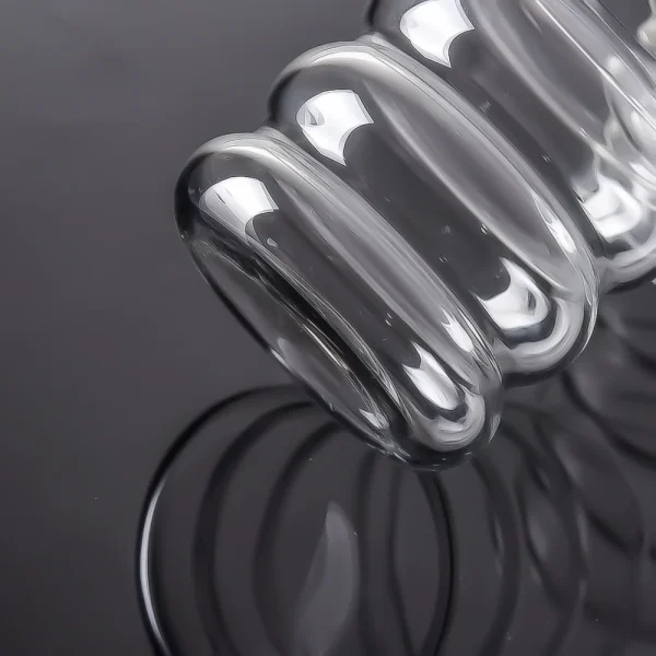 300ml Wave Shape Glass Cup Water Bottle Heat-resistant Beer Drinkware Tea Mug Coffee Juice Milk Tea Home Kitchen Supply 2