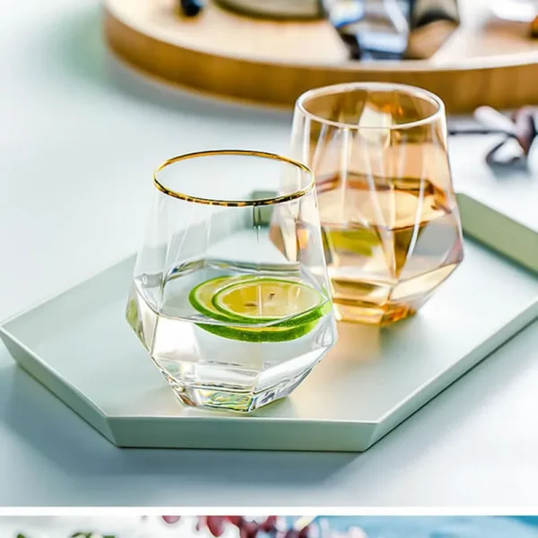 360ml Wedding Wine Glasses Drinkware Transparent Cocktail Glass Party Bar Club Drinking Tools Tea Coffee Mug 4