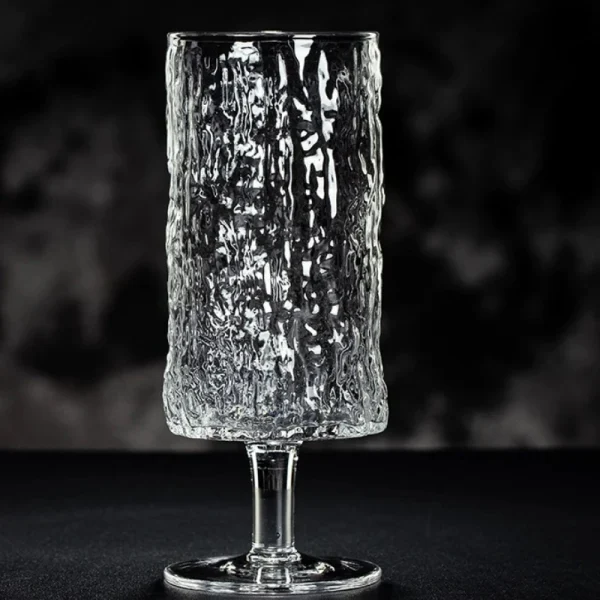 Japanese Style Tree Pattern Glass Goblet Creative Cocktail Glasses Cups Long Drinking Juice Water Cup Drinkware Bar Accessories 5
