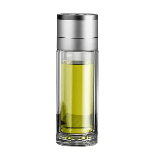 700ML Tea Water Bottle High Borosilicate Glass Double Layer Tea Water Cup Infuser Tumbler Drinkware Water Bottle With Tea Filter 5