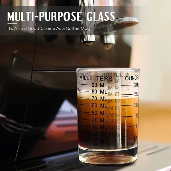 Whiskey Wine Glass, Home Drinkware, Espresso Shot Glass, Novelty Design, Round Shaped, One shot Glass, 90ml 2
