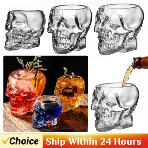 Bones Armor Warrior Skull Designed Wine Glass Cup Mug Gothic Drinking Skull Cup for Home Barware Whiskey Wine Water Drinkware 1