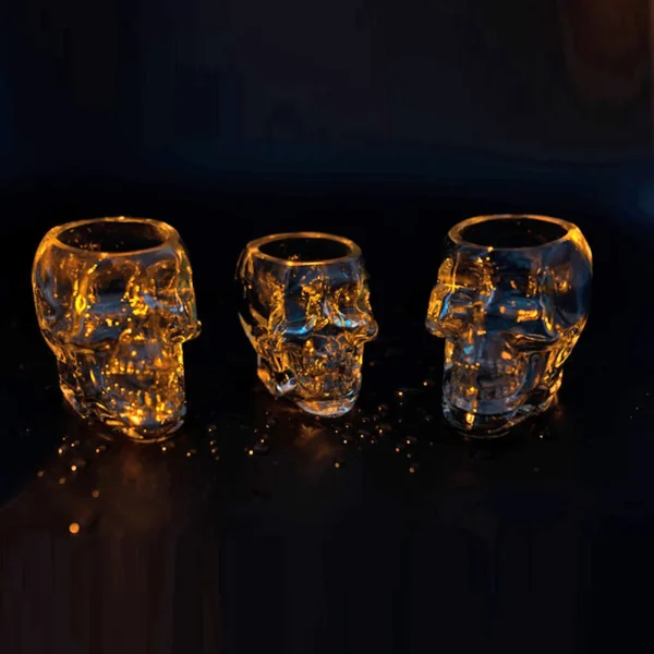 Bones Armor Warrior Skull Designed Wine Glass Cup Mug Gothic Drinking Skull Cup for Home Barware Whiskey Wine Water Drinkware 3