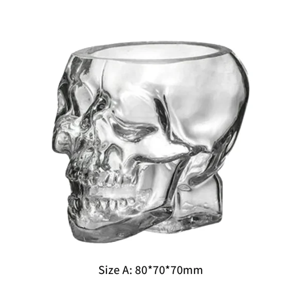 Bones Armor Warrior Skull Designed Wine Glass Cup Mug Gothic Drinking Skull Cup for Home Barware Whiskey Wine Water Drinkware 5