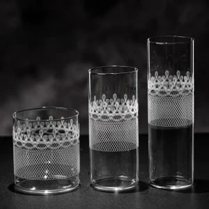 Japanese Style Cocktail Glasses Cups,Ultra Thin Etched Collins Cup, Classic Whisky Glass Cup,Drinkware For Party Bar,Water Tools 1