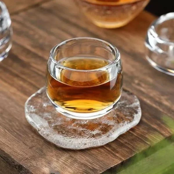 Thickened Insulated Glass Cup Clear Espresso Coffee Mugs Handmade Beer Wine Mug Tea Milk Glass Whiskey Glass Cups Drinkware 6