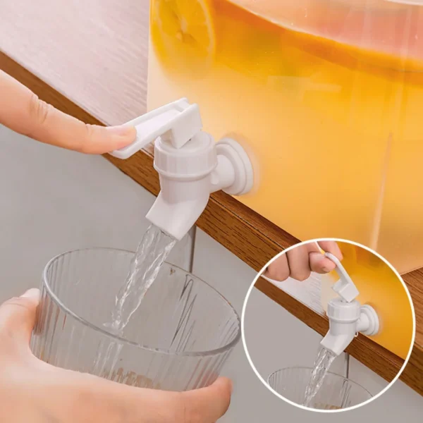 Pongwin 5L Cold Water Kettle with Faucet Refrigerator Cool Water Bucket Lemon Bottle Beverage Water Dispenser Drinkware 1