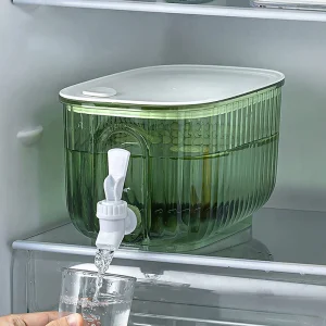 Cold Water Bottle Tea Pots Dispenser Jug Fountain with Faucet Kettle Juice Pitcher Pot for Drink Drinkware Plastic Fridge Can 1