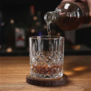 310ml/320ml Trendy Wine Glasses Party Whiskey Glass Household Glass Cup Transparent Cold Drink Cup Drinkware Whiskey Enthusiasts 1