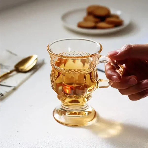 Clear Drinking Cup Heat Resisting Home Cup Drinkware For Home Bar 4