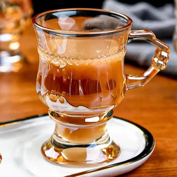 Clear Drinking Cup Heat Resisting Home Cup Drinkware For Home Bar 6