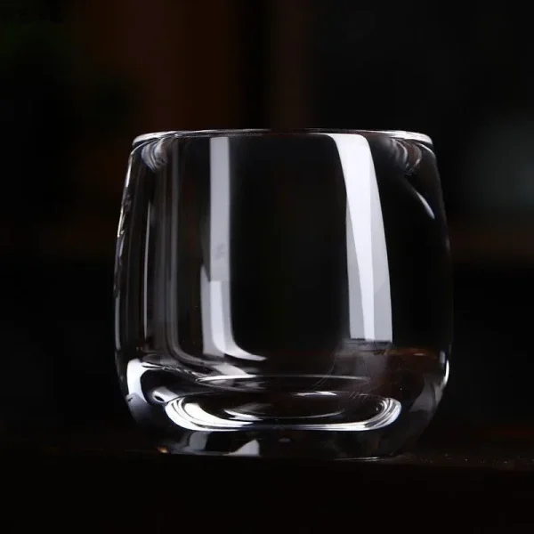 Thickened Insulated Whiskey Glass Cup Clear Espresso Coffee Mugs Handmade Beer Wine Mug Chinese Tea Glass Small Cups Drinkware 5