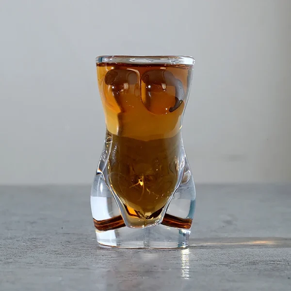 1PC New Unique Beer Cup Funny Men Women Body Shaped Transparent Wine Glass Bar Drinkware Cocktail Mug Coffee Juice Teacup 3