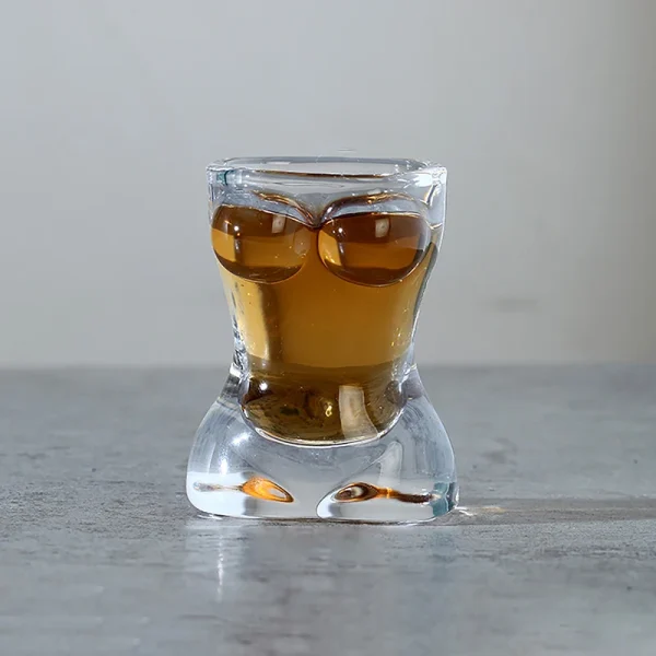 1PC New Unique Beer Cup Funny Men Women Body Shaped Transparent Wine Glass Bar Drinkware Cocktail Mug Coffee Juice Teacup 6