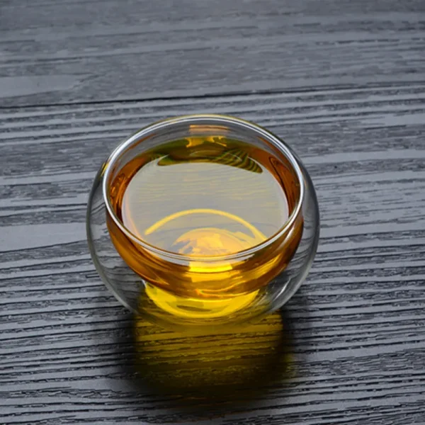 50ml 4/6pcs Glass Teacup Tea Infuser Teaware Heat Resistant High Temperature Explosion Proof Coffee Water Mug Drinkware Tea Set 5