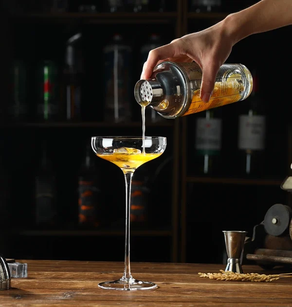 Extra Tall 240ml 2PCS 240ML Cocktail Glass Martini Glass Drinkware Set of 2 6