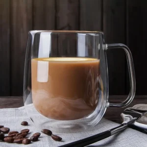 80-650ml Double Wall Glass Mug Resistant Tea Beer Mug Coffee Milk Lemon Juice Cup Drinkware Lover Coffee Cups Gift Creativity 1