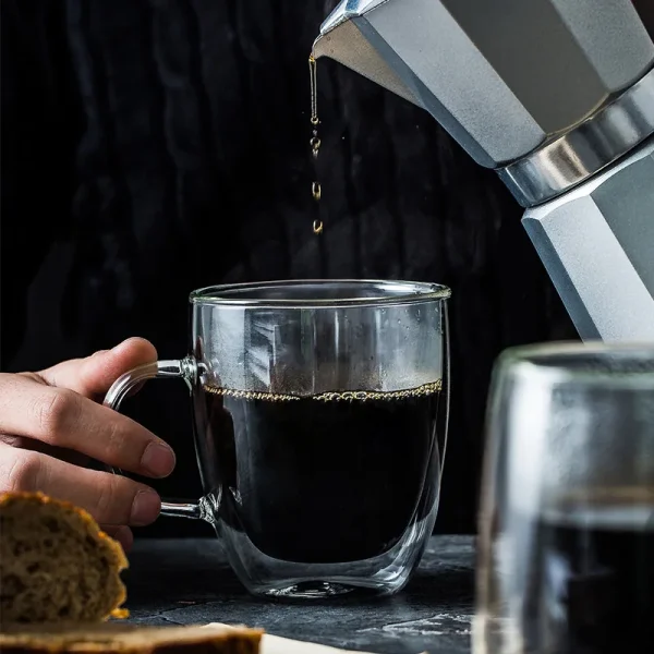 80-650ml Double Wall Glass Mug Resistant Tea Beer Mug Coffee Milk Lemon Juice Cup Drinkware Lover Coffee Cups Gift Creativity 3
