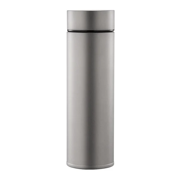 Business Pure Titanium Thermos Cup With Tea Bin,Double Layer Vacuum Flasks,Sandblast Drinkware,Car,Office Water Bottle,450ml 6