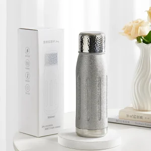 580ml Stainless Steel Braised Tea Thermos cup With Filter And Temperature Display,Double Layer Drinkware,Business Water Bottle 1
