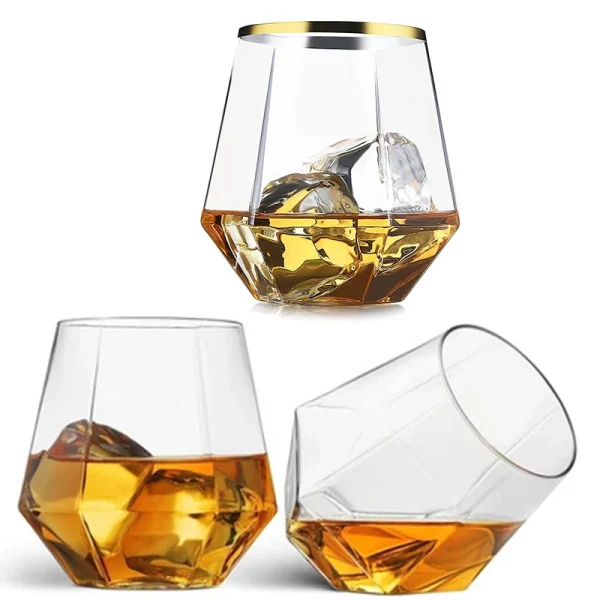 360ml Wedding Wine Glasses Drinkware Transparent Cocktail Glass  Bar Party Club Drinking Tools Tea Coffee Mug 1