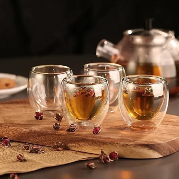 1 pcs Heat-resistant Double Wall Glass Cup Beer Espresso Coffee Cup Set Handmade Beer Mug Tea glass Whiskey Glass Cups Drinkware 3