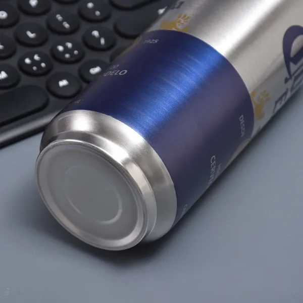 500ML Thermos Beer Bottle SUS Stainless Steel BEER Cold Keeper with Straw Cola Can Termos Para Cafe Drinkware Garrafa Térmica 4