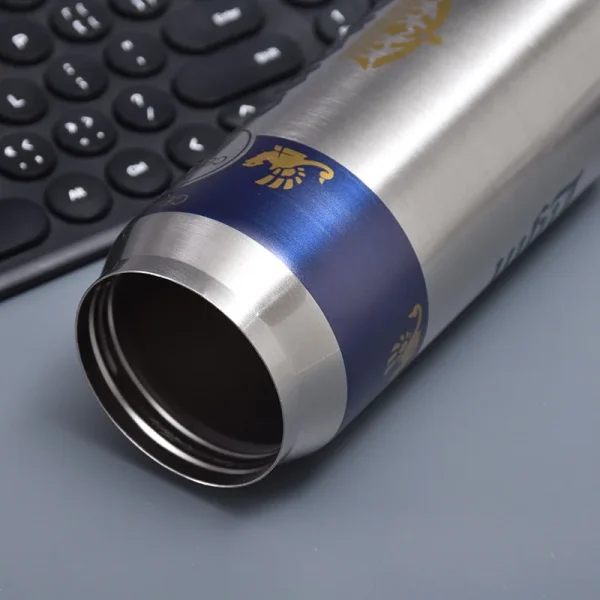 500ML Thermos Beer Bottle SUS Stainless Steel BEER Cold Keeper with Straw Cola Can Termos Para Cafe Drinkware Garrafa Térmica 5