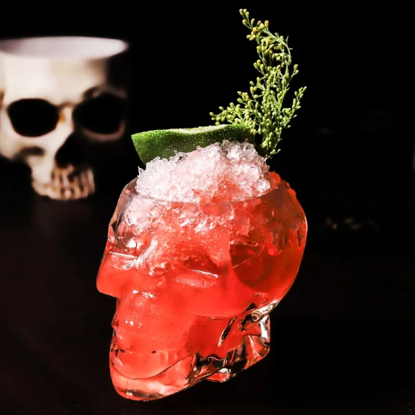 Bones Armor Warrior Skull Designed Wine Glass Gothic Mug Drinkware Whiskey Skull Cup Drinking Water Glass Cup Home Barware 1PCS 3