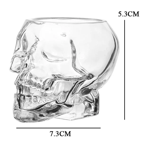 Bones Armor Warrior Skull Designed Wine Glass Gothic Mug Drinkware Whiskey Skull Cup Drinking Water Glass Cup Home Barware 1PCS 5
