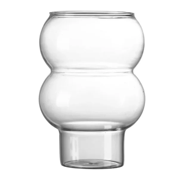 Creative Round Shaped Cocktail Glasses Coffee Mug Transparent Whiskey Wine Glasses Dessert Cup Home Bar Drinkware Halloween Gift 6
