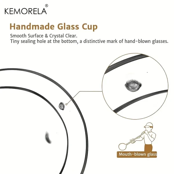KEMORELA 2/4PCS Double Cup Latte Macchiato Glass For Coffee Cup Latte Ice Cream American Coffee Juice Beer Restaurant Drinkware 3